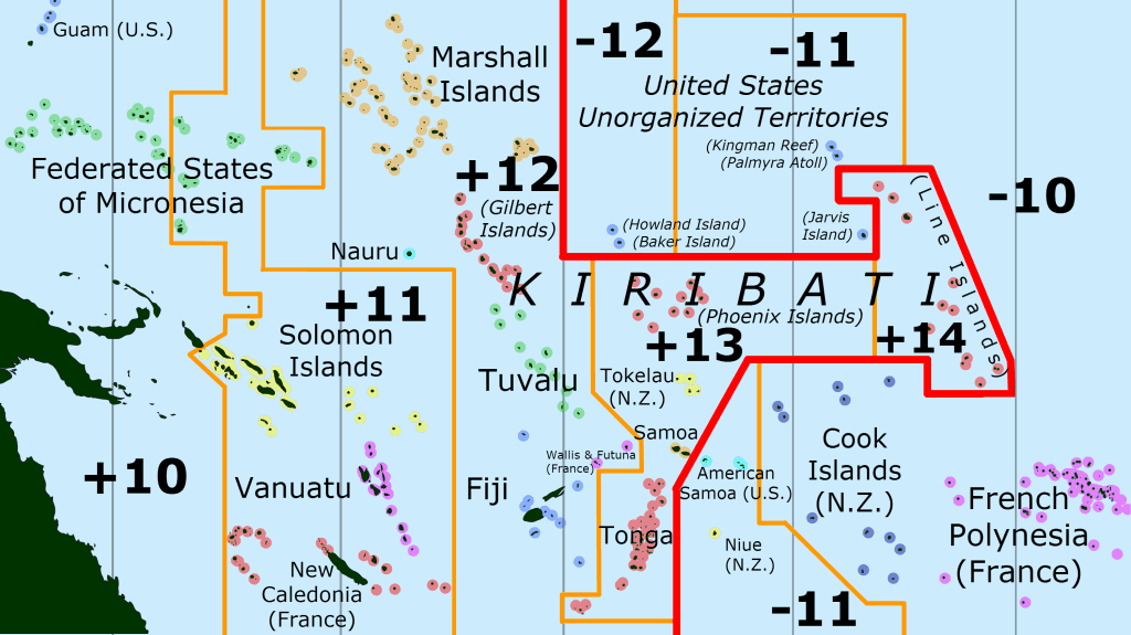 fiji intertnational date line stand bucketlist map goal line travel tourism