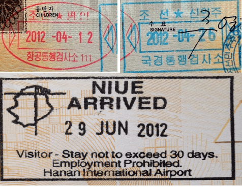 passport stamps visa to coolest rarest secret niue north korea livein10countries