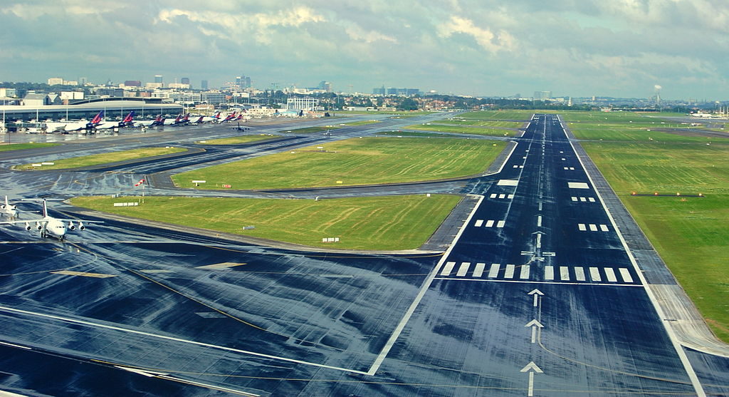 The runway that will be your view for several hours on your stopover