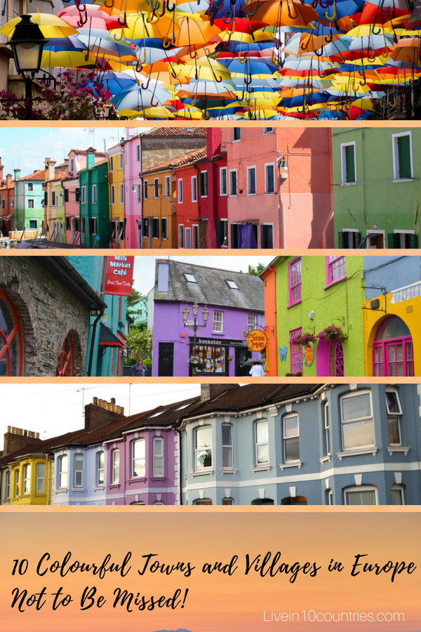 Colourful towns and cities in Europe! #Europe #Italy #beach #instaworthy #colorful #destinations