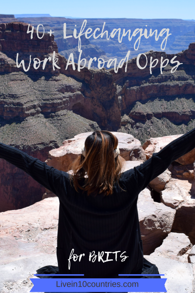 Lifechanging work and study abroad placements, jobs and opportunities for Brits. #world #travel #work #liveabroad #study #ideas #inspiration #Britain #expat #traveltips