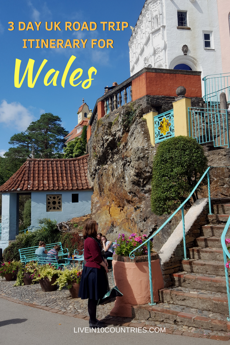Portmeirion village Welsh Coast 3 day itinerary