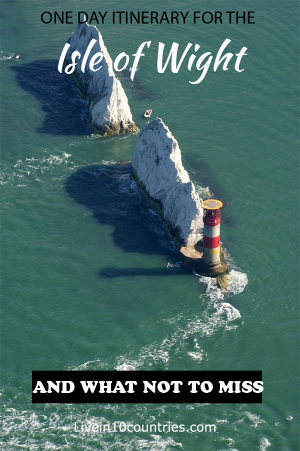 Isle of Wight one day trip - The Needles pin