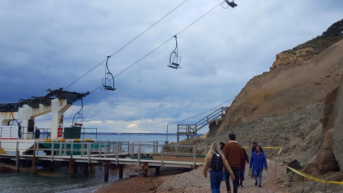 Isle of Wight one day trip itinerary - Needles cable car