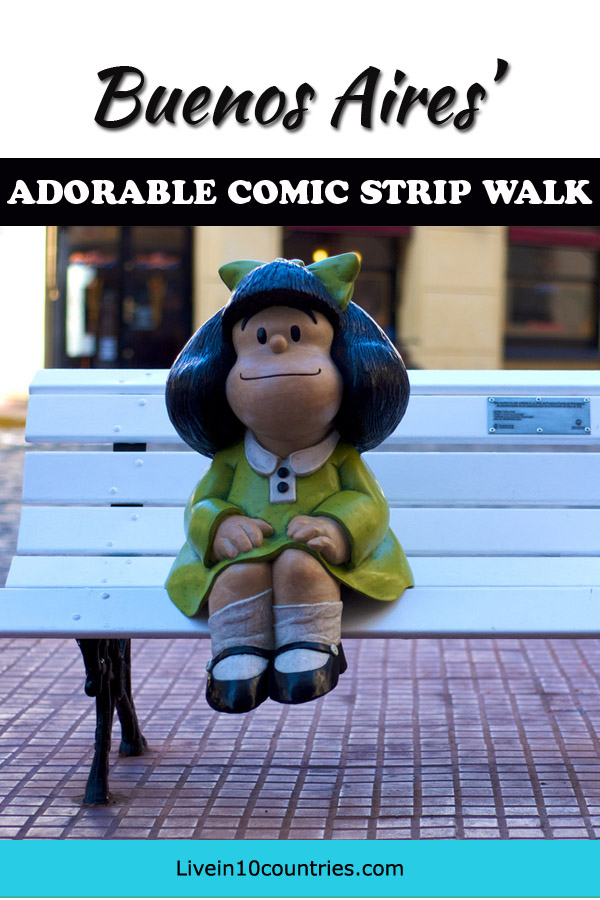 Mafalda on the Buenos Aires comic strip route