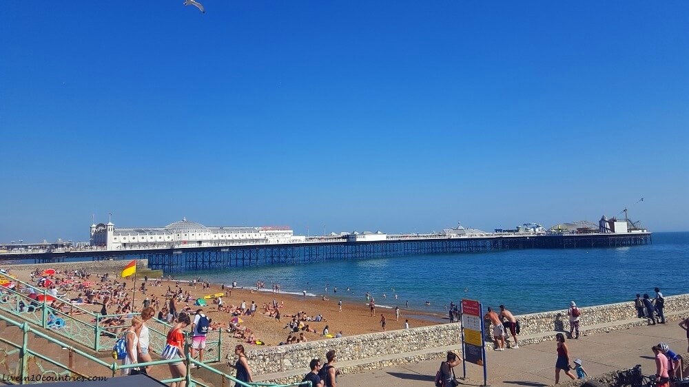 Lesbian Brighton pier and beach