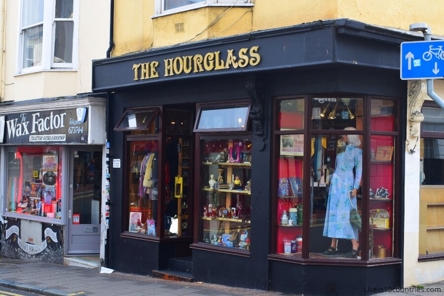 The Hourglass - vintage shopping Brighton
