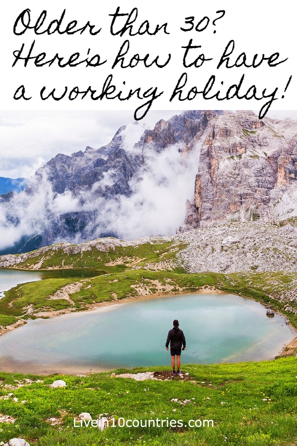 Working holiday visas over 30